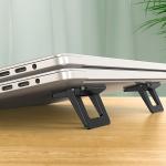 Stand universal laptop USAMS US-ZJ054, Ajustabil, 48 x 48 x 7 mm, Negru 6 - lerato.ro