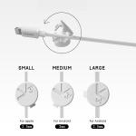 Organizator universal pentru cabluri USAMS US-ZB019, Air Vent Mount, Negru 6 - lerato.ro