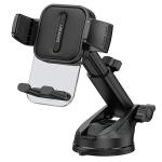Suport auto USAMS US-ZJ072, Dashboard / Windshield Mount, Ajustabil, Negru 2 - lerato.ro