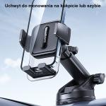 Suport auto USAMS US-ZJ072, Dashboard / Windshield Mount, Ajustabil, Negru 3 - lerato.ro