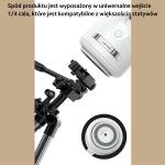 Suport telefon USAMS US-ZB239, Smart Face Tracking, 2000mAh, Autonomie 10h, MicroUSB, Alb 11 - lerato.ro