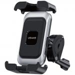 Suport universal bicicleta USAMS ZJ082, Rotire 360 grade, Compatibilitate 4.7–7.2 inch, Negru 2 - lerato.ro