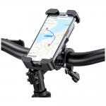 Suport universal bicicleta USAMS ZJ082, Rotire 360 grade, Compatibilitate 4.7–7.2 inch, Negru 4 - lerato.ro