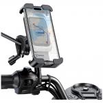 Suport universal bicicleta USAMS ZJ082, Rotire 360 grade, Compatibilitate 4.7–7.2 inch, Negru 5 - lerato.ro