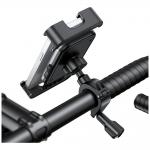 Suport universal bicicleta USAMS ZJ082, Rotire 360 grade, Compatibilitate 4.7–7.2 inch, Negru 11 - lerato.ro