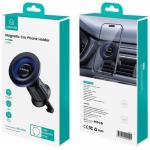 Suport auto USAMS ZJ081, Air Vent Mount, Compatibil MagSafe, Rotire 360 grade, Negru 3 - lerato.ro