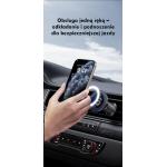Suport auto USAMS ZJ081, Air Vent Mount, Compatibil MagSafe, Rotire 360 grade, Negru 5 - lerato.ro