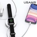 Incarcator Wireless  3in1 USAMS US-CC096, 10W, 2A, Iesire Lightning, Negru 5 - lerato.ro