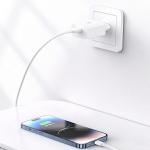 Incarcator retea USAMS SCXLTZ03, 18W, 3A, 1xUSB-A, Fast Charging, Cablu USB-A la Lightning inclus, Alb 3 - lerato.ro