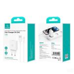 Incarcator retea USAMS SCXLTZ03, 18W, 3A, 1xUSB-A, Fast Charging, Cablu USB-A la Lightning inclus, Alb 4 - lerato.ro