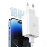 Incarcator retea USAMS SCXLTZ03, 18W, 3A, 1xUSB-A, Fast Charging, Cablu USB-A la Lightning inclus, Alb 5 - lerato.ro