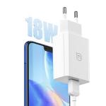 Incarcator retea USAMS SCXLTZ02, 18W, 3A, 1xUSB-A, Fast Charging, Cablu USB-A la USB-C inclus, Alb 2 - lerato.ro