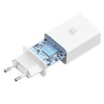 Incarcator retea USAMS SCXLTZ02, 18W, 3A, 1xUSB-A, Fast Charging, Cablu USB-A la USB-C inclus, Alb 4 - lerato.ro