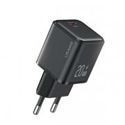 Incarcator retea USAMS X-ron, 20W, 3A, 1x USB-C, Negru