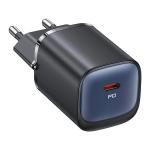 Incarcator retea rapid USAMS CC248, 20W, 3A, 1xUSB-C, Negru 4 - lerato.ro