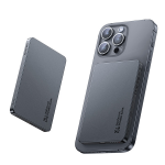 Baterie externa portabila USAMS US-CD231, 5000 mAh, Incarcare Wireless 15W, USB-C, Gri 3 - lerato.ro