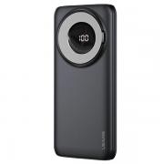Baterie externa portabila USAMS PB62, 10000 mAh, 22.5W, 1xUSB-C, 1xUSB, Display LED, Negru