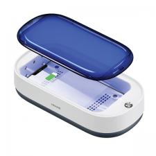 Accesorii smart animale, Sterilizator UV USAMS US-ZB151, Sterilizare UVC-UVA, Incarcare Wireless 15W, Alb, lerato.ro