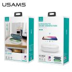 Sterilizator UV USAMS US-ZB138, Sterilizare UV 2W, Incarcare Wireless 10W, Alb 12 - lerato.ro
