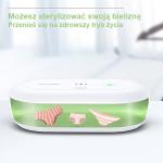 Sterilizator UV USAMS US-ZB138, Sterilizare UV 2W, Incarcare Wireless 10W, Alb 9 - lerato.ro