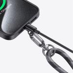 Snur pentru carcase USAMS US-ZB316, 1.6m,  Ajustabil, Gri / Negru 8 - lerato.ro