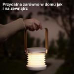 Lanterna / Lampa pentru camping USAMS US-ZB249, LED, 3000K, 1200mAh, USB-C, Alb 6 - lerato.ro
