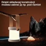 Lanterna / Lampa pentru camping USAMS US-ZB249, LED, 3000K, 1200mAh, USB-C, Alb 7 - lerato.ro