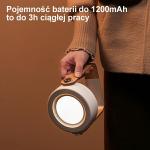 Lanterna / Lampa pentru camping USAMS US-ZB249, LED, 3000K, 1200mAh, USB-C, Alb 9 - lerato.ro