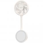 Ventilator portabil cu suport magnetic USAMS LiFE LU02, 3.9W, 900 mAh, 1 viteza, USB, Alb 2 - lerato.ro