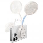 Ventilator portabil cu suport magnetic USAMS LiFE LU02, 3.9W, 900 mAh, 1 viteza, USB, Negru 10 - lerato.ro