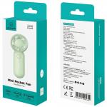 Ventilator portabil USAMS ZB354 Mini, 3W, 10400 rpm, 500 mAh, 3 viteze, USB, Indicator LED, Mov 13 - lerato.ro