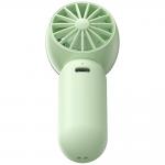 Ventilator portabil USAMS ZB354 Mini, 3W, 10400 rpm, 500 mAh, 3 viteze, USB, Indicator LED, Verde 4 - lerato.ro