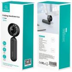 Ventilator portabil USAMS ZB352 Mini, 3W, 1200 mAh, 5 viteze, USB-C, Negru 5 - lerato.ro