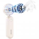 Ventilator portabil USAMS ZB352 Mini, 3W, 1200 mAh, 5 viteze, USB-C, Bej 5 - lerato.ro