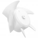 Ventilator portabil USAMS ZB352 Mini, 3W, 1200 mAh, 5 viteze, USB-C, Bej 8 - lerato.ro