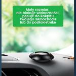 Odorizant auto USAMS US-ZB180, Prindere cu adeziv, Parfum inclus, Gri 10 - lerato.ro
