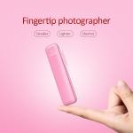 Mini selfie stick cu telecomanda Bluetooth pentru telefon USAMS US-ZB056, Roz 4 - lerato.ro