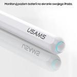 Creion Stylus Pen USAMS Active Touch compatibil cu diferite tablete iPad, Magnetic, Incarcare Wireless, Alb 8 - lerato.ro