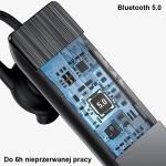 Casti bluetooth wireless USAMS-BT2, Bluetooth 5.0, 100 mAh, Autonomie 6h, Negru 6 - lerato.ro