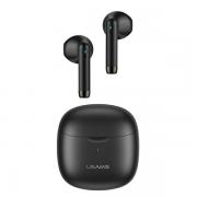 Casti wireless USAMS TWS IA Series, Bluetooth 5.0, 320 mAh, Autonomie 4h, Negru