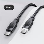 Cablu pentru incarcare si transfer de date USAMS US-SJ567, 2x USB-C, 100W, 480Mbps, 1.2m, Negru 19 - lerato.ro