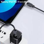 Cablu pentru incarcare si transfer de date USAMS US-SJ567, 2x USB-C, 100W, 480Mbps, 1.2m, Negru 9 - lerato.ro