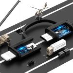 Cablu pentru incarcare si transfer de date USAMS US-SJ192, USB-A la Lightning / MicroUSB, 2A, 1m, Negru 6 - lerato.ro