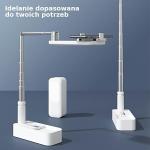 Suport universal tip brat pentru telefon USAMS US-ZB209, Lampa LED, 1000mAh, Reglabil, Alb 4 - lerato.ro