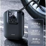 Compresor auto portabil USAMS US-ZB215, 80W, 3.5 Bar, 5000mAh, Afisaj LCD, Negru 3 - lerato.ro