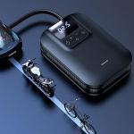 Compresor auto portabil USAMS US-ZB215, 80W, 3.5 Bar, 5000mAh, Afisaj LCD, Negru 5 - lerato.ro