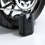 Compresor auto portabil USAMS US-ZB215, 80W, 3.5 Bar, 5000mAh, Afisaj LCD, Negru 6 - lerato.ro