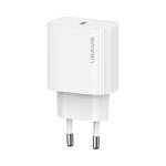 Incarcator retea USAMS CC226 T65, 1xUSB-C, 20W, 3A, Cablu USB-C inclus, Alb 2 - lerato.ro