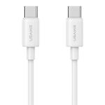 Incarcator retea USAMS CC226 T65, 1xUSB-C, 20W, 3A, Cablu USB-C inclus, Alb 3 - lerato.ro