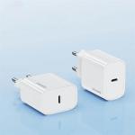 Incarcator retea USAMS CC226 T65, 1xUSB-C, 20W, 3A, Cablu USB-C inclus, Alb 8 - lerato.ro